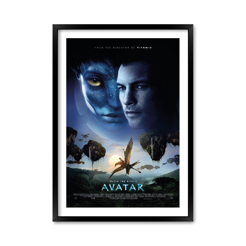 

Постер "Аватар" без стекла 59.6 x 84 см в чёрной рамке