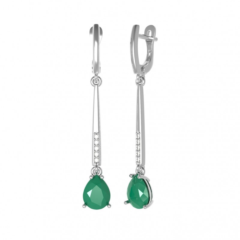 

Серьги из серебра 2892/9р-GAG-10