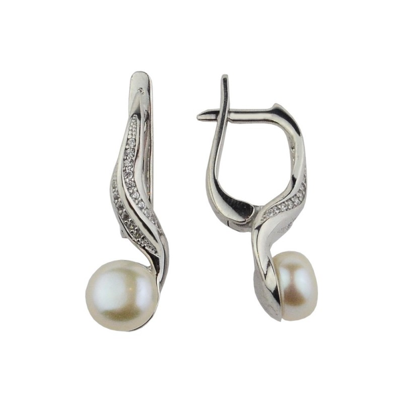 

Серьги из серебра 594 Rh-20