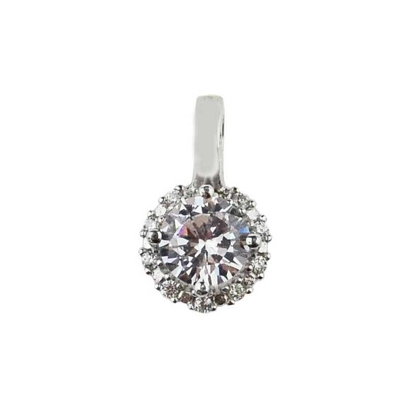 

Кулон из серебра 3776р-CZ-10
