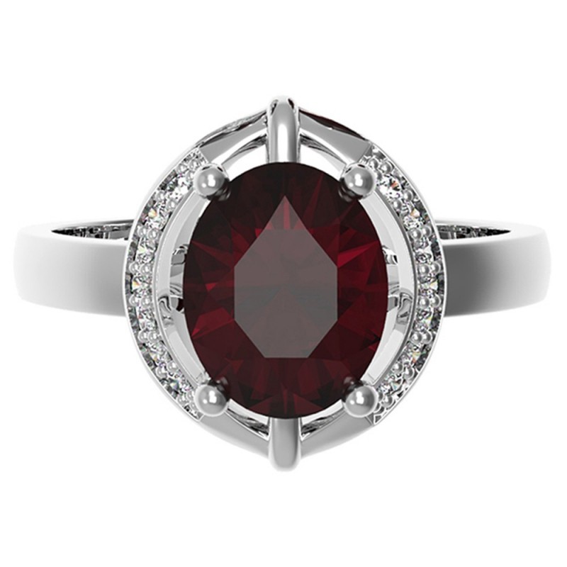 

Кольцо из серебра 1519/1р-GARN-10, 18.5 размер