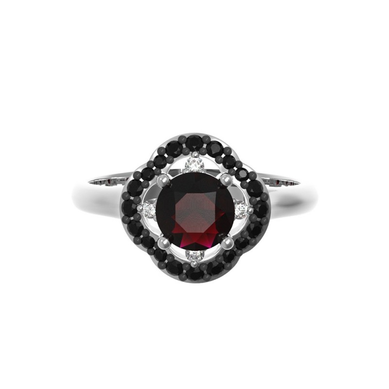 

Кольцо из серебра 1540/1р-GARN-10, 18.0 размер