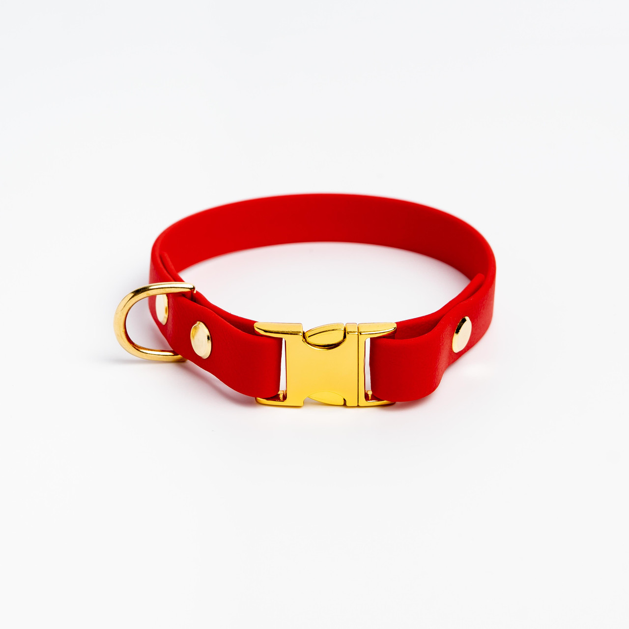 

Ошейник из биотана для собак ширина 20мм фастекс Красный L 35-40 см