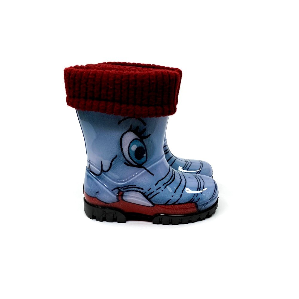 

Резиновые сапоги для мальчиков Demar Elephant 20 13 см Gray 3838
