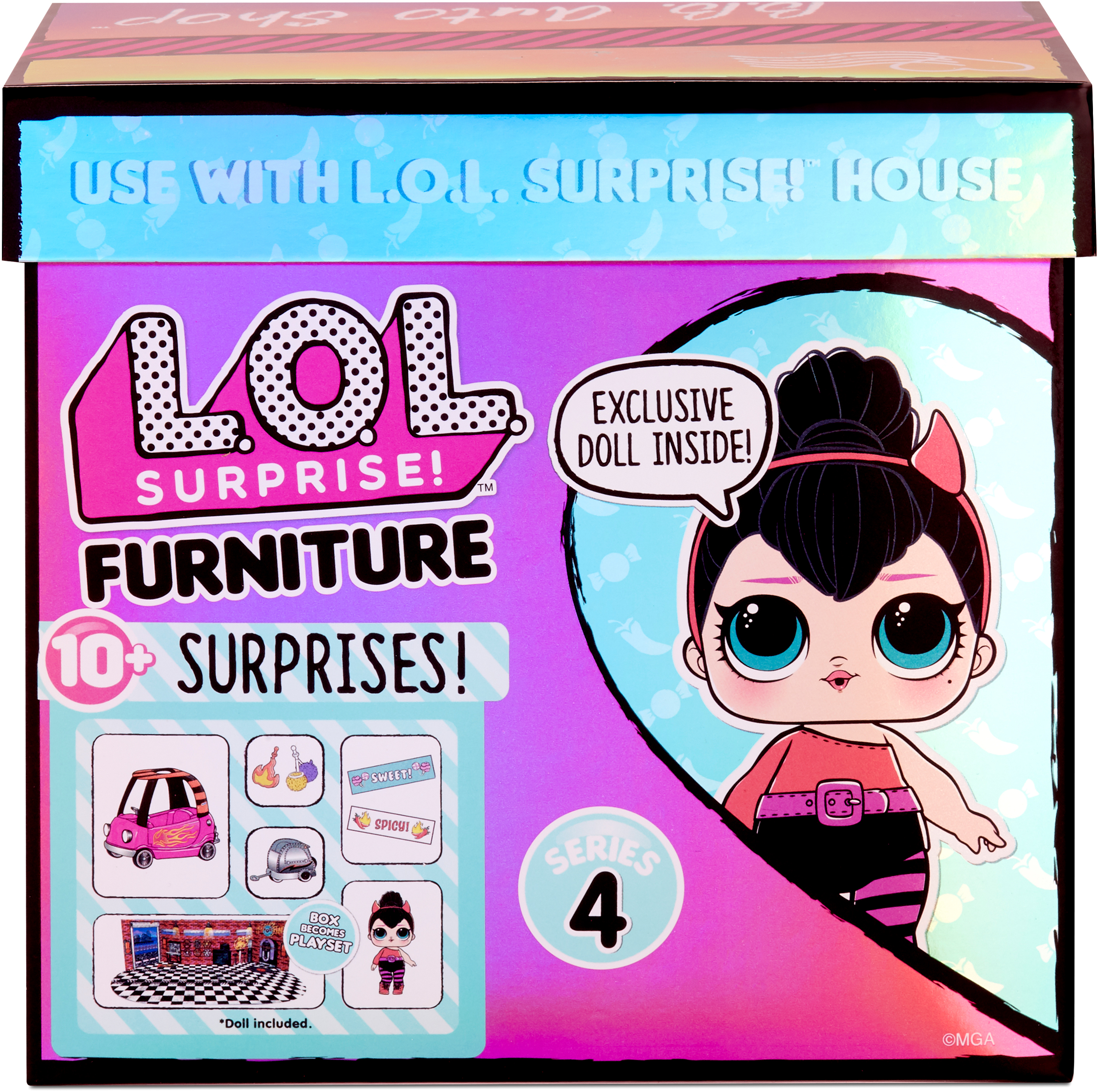 

Игровой набор с куклой L.O.L. Surprise! серии Furniture S4 Перчинка (572619)