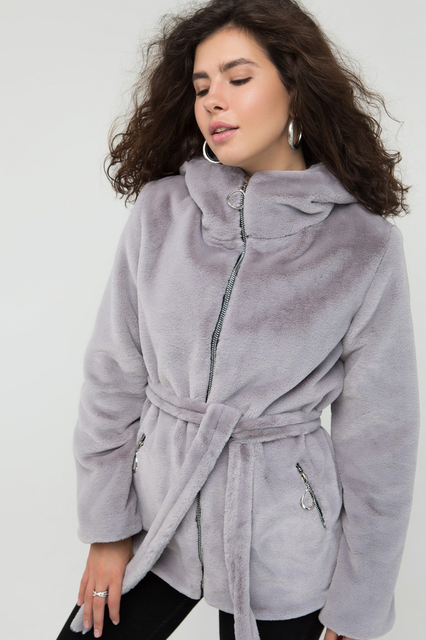 

Fashions • Полушубок Венера Fashions 50 серый (025)