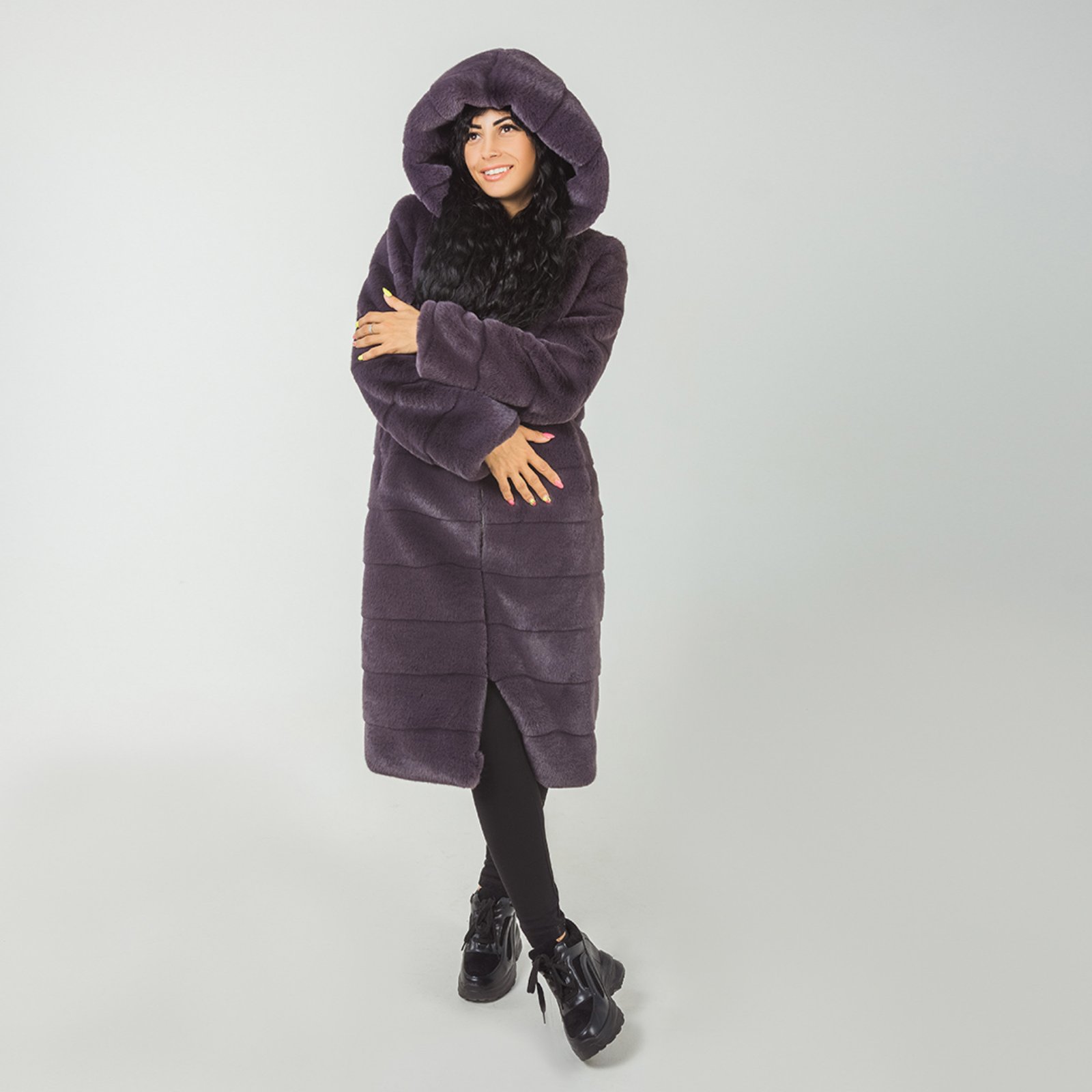 

Fashions • Шуба Rebecca Fashions 50 сирень (№021)