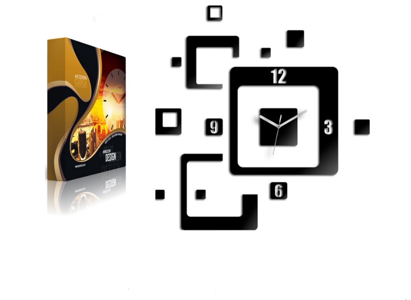 

Настенные часы Modern Clock Trio Image Gloss
