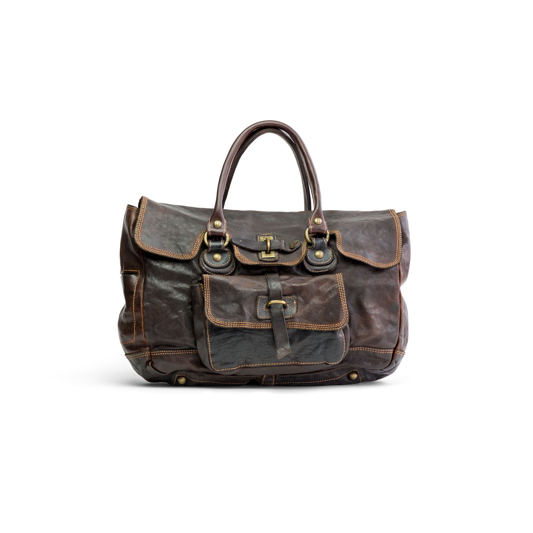 

Сумка Campomaggi Verde-militare C1215 VL, (30х30х13 см), цвет - коричнево-зеленый.