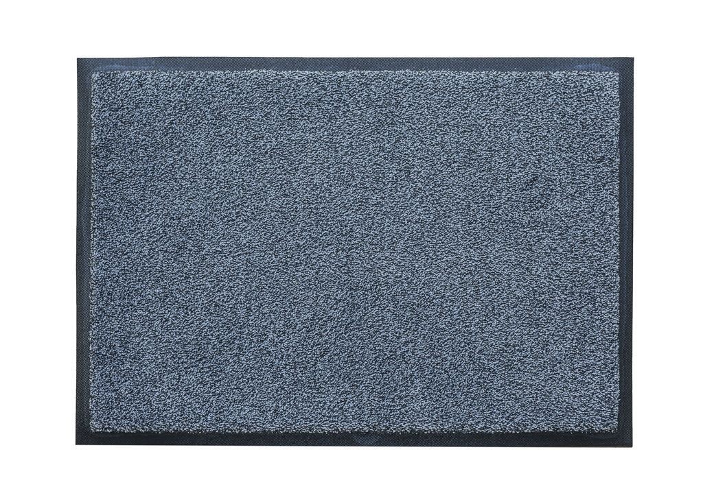 

Коврик грязезащитный Kleen-Tex Меланжевый 85х150 см голубая сталь