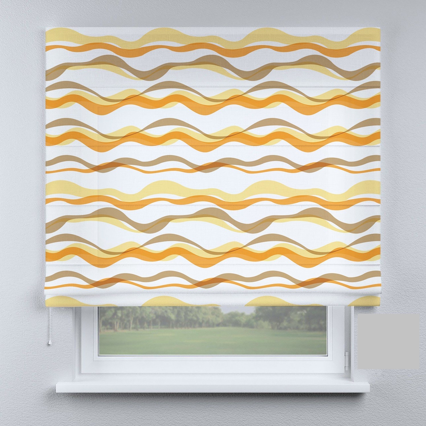 

Римские шторы DECOLIV волны светло-коричневые 190*170 см