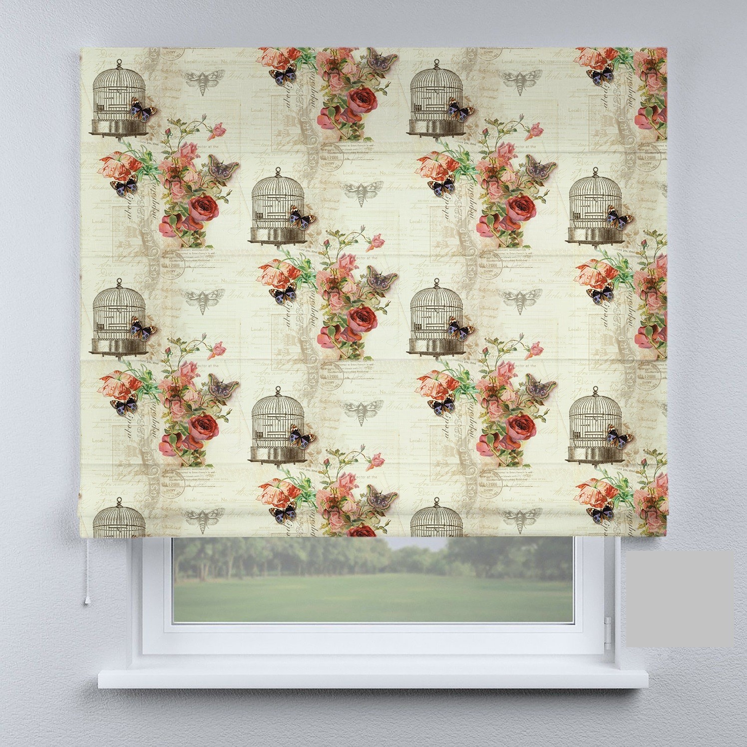 

Римские шторы DECOLIV ретро прованс 180*170 см