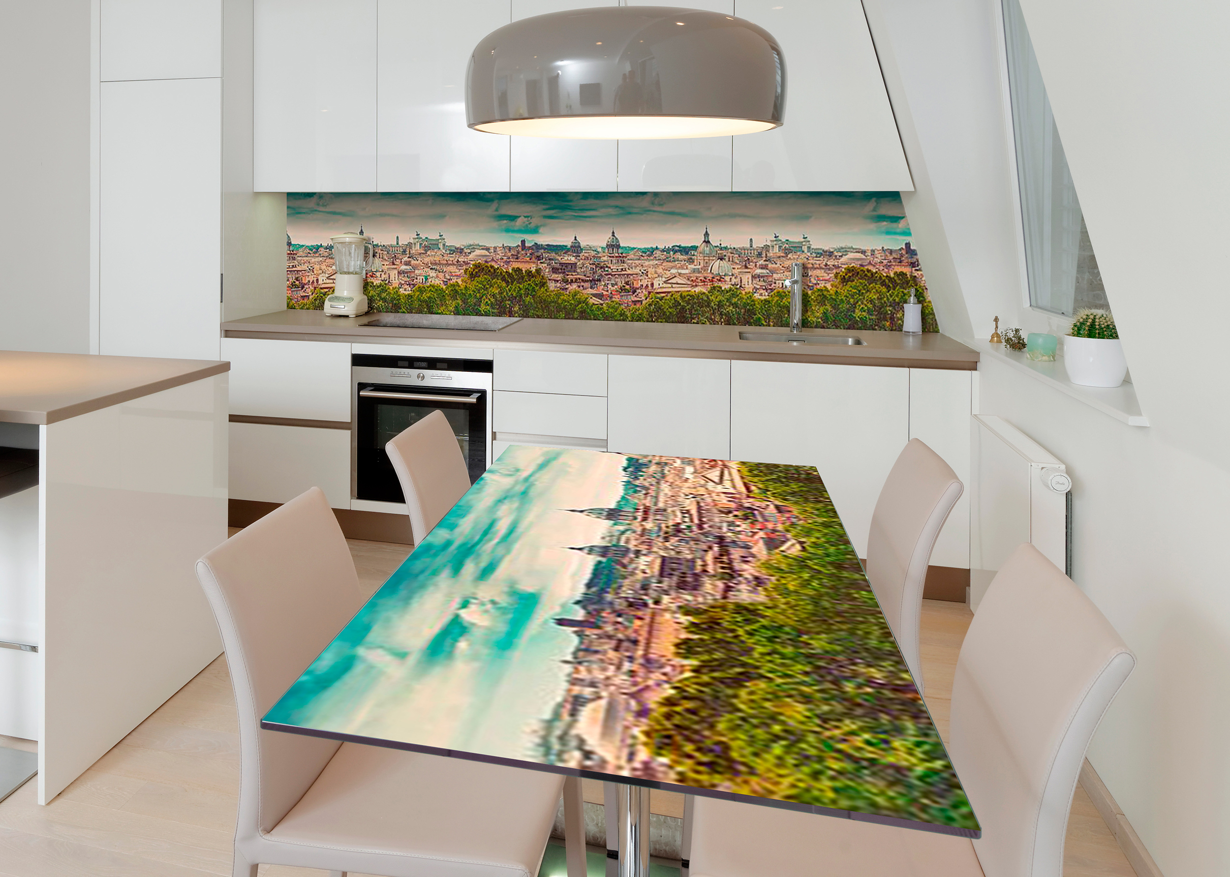 

Виниловая 3D наклейка на стол Zatarga Флорентийский пейзаж 650х1200 мм (Z182995/1st)