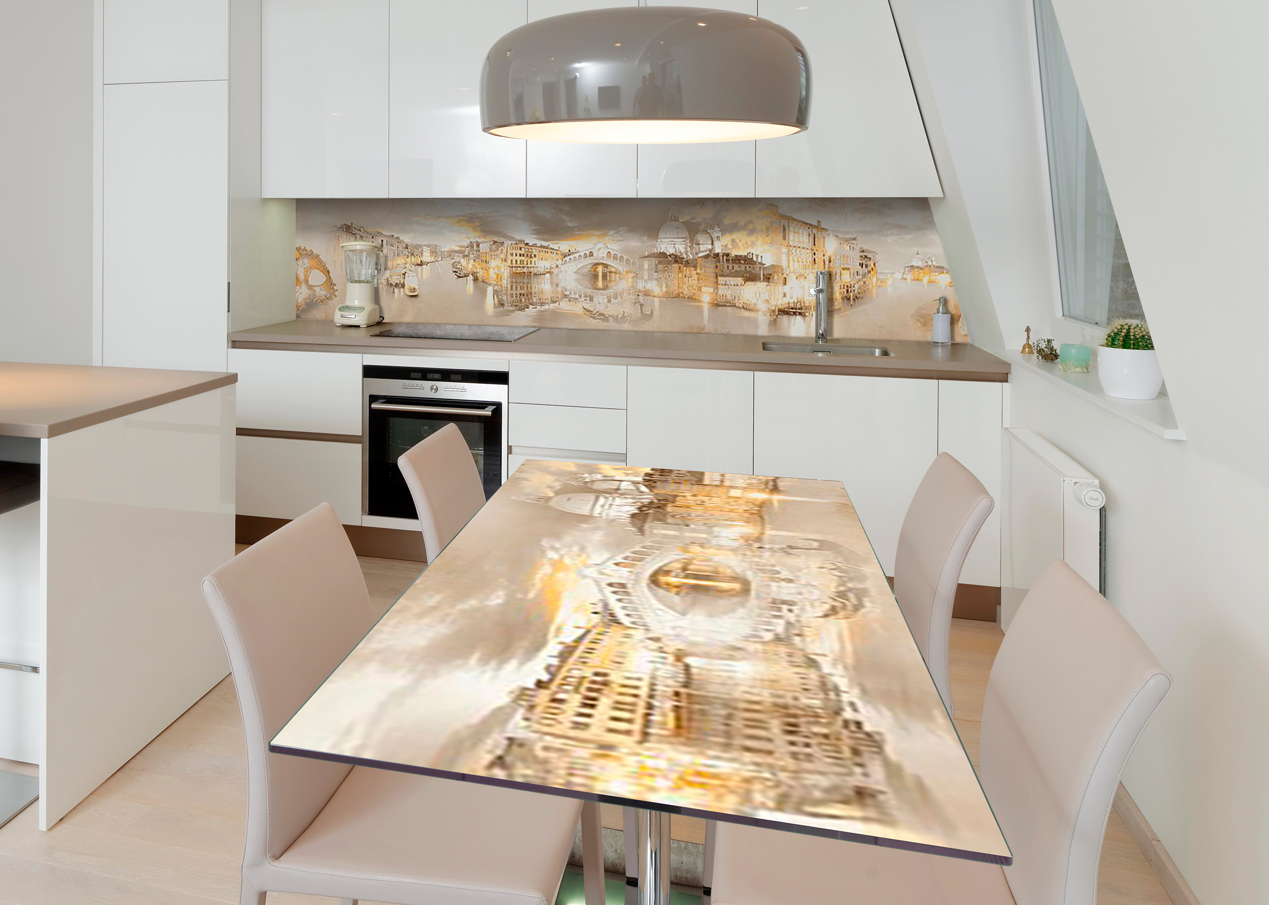 

Виниловая 3D наклейка на стол Zatarga Венеция в солнечных лучах 650х1200 мм (Z183083/1st)