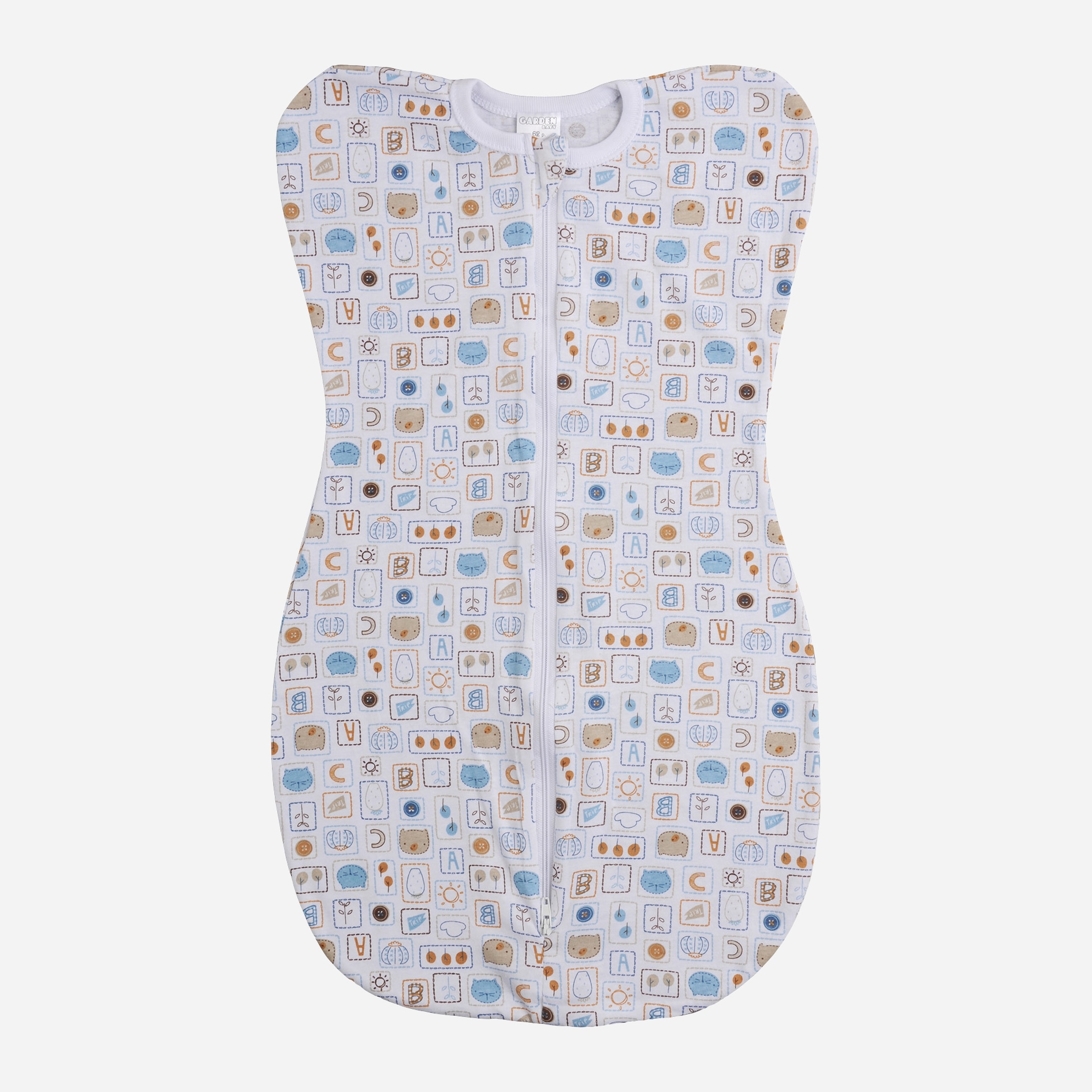 

Спальный мешок Garden Baby 70004-03 68 см Голубые буквы