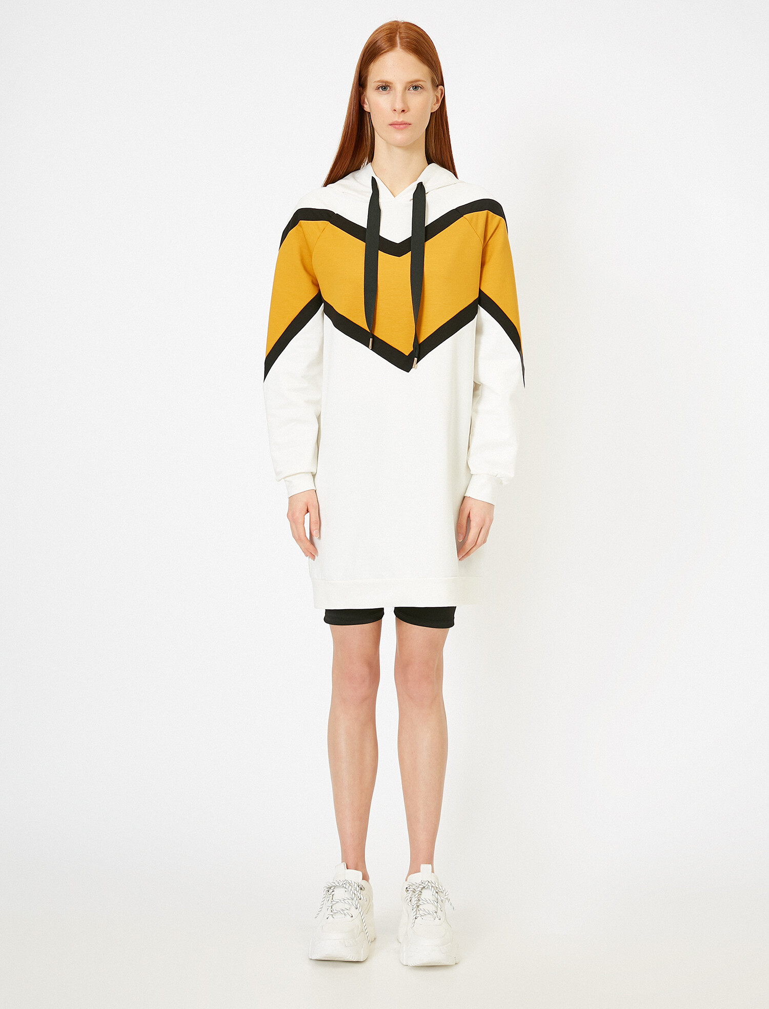 

Худи Koton 0KAK88286GK-J59 XXL Mustart Stripe