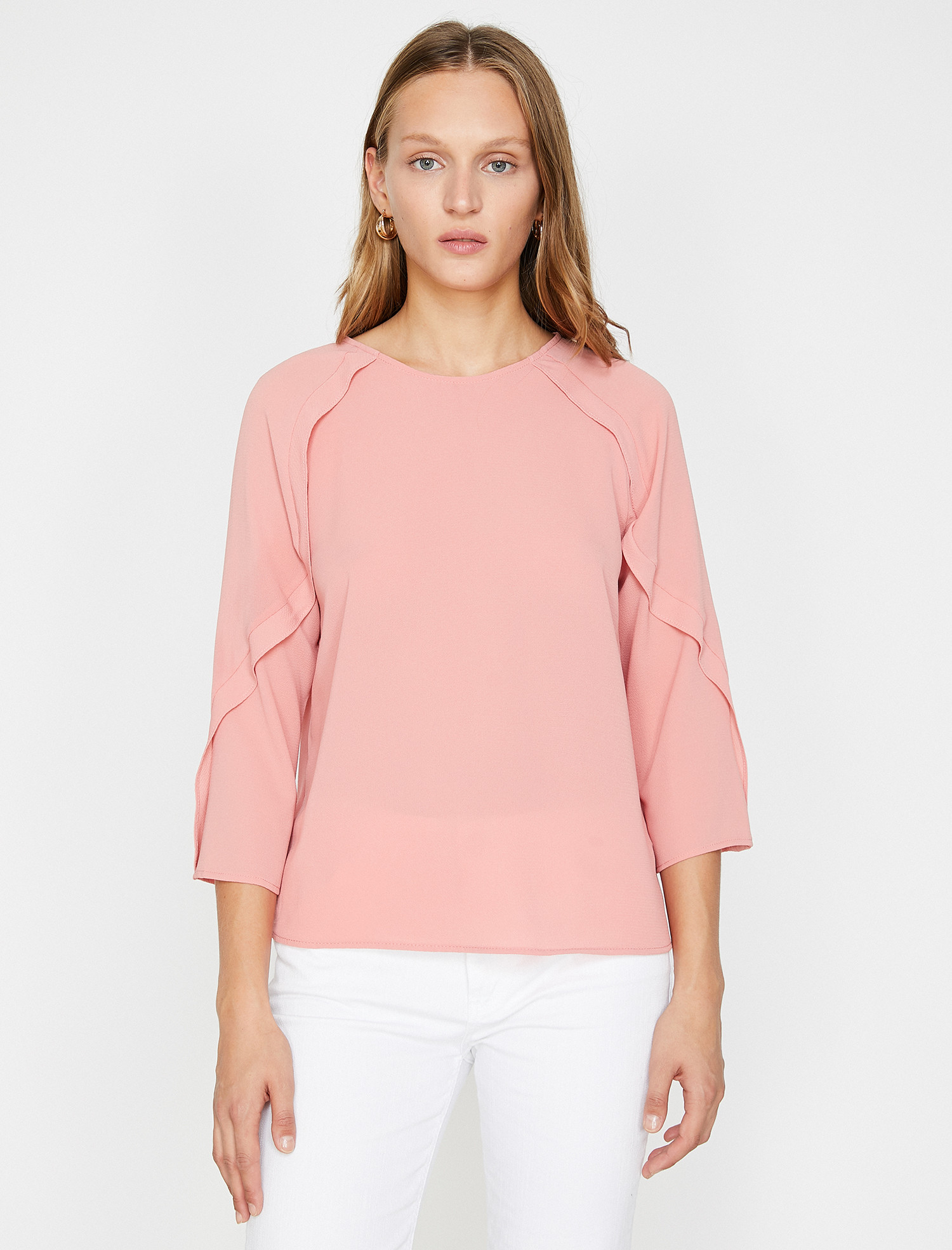

Блузка Koton 0KAK63645EW-909  Pink, Блузка Koton 0KAK63645EW-909 38 Pink