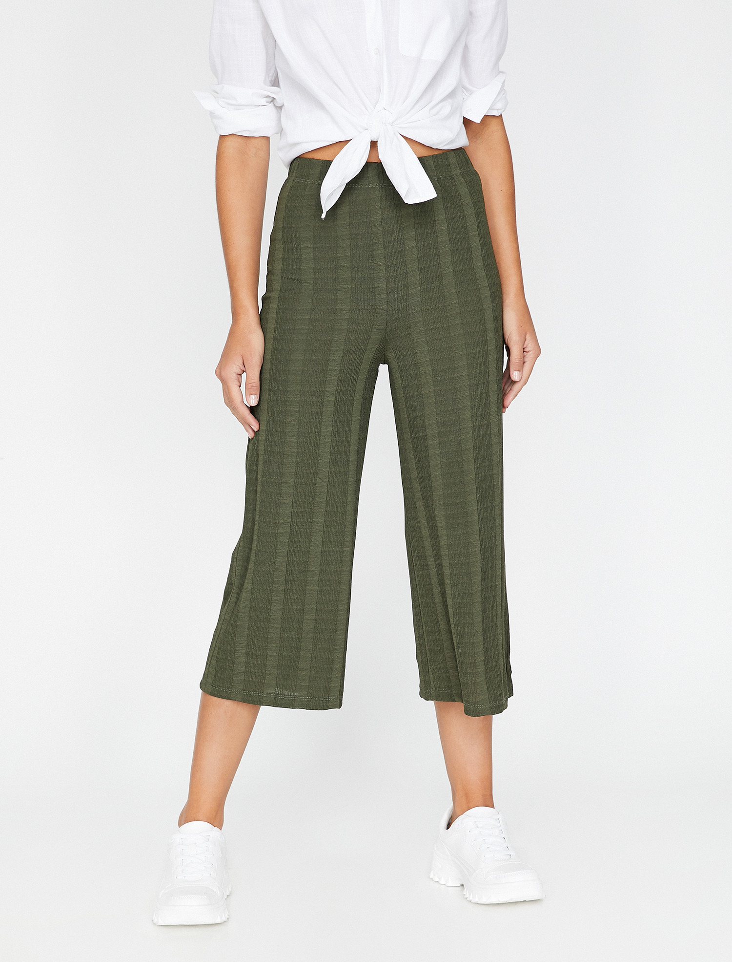 

Брюки-кюлоты Koton 9YAL48365IK-877 M D.Khaki