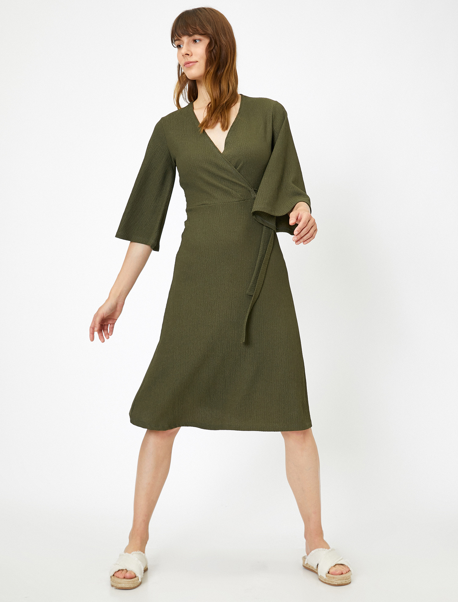 

Платье Koton 0KAK83568EK-801 M Khaki