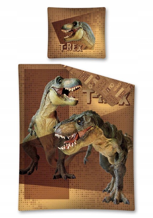

Постельное белье Динозавр (наволочка+пододеяльник) T-Rex 140x200 см