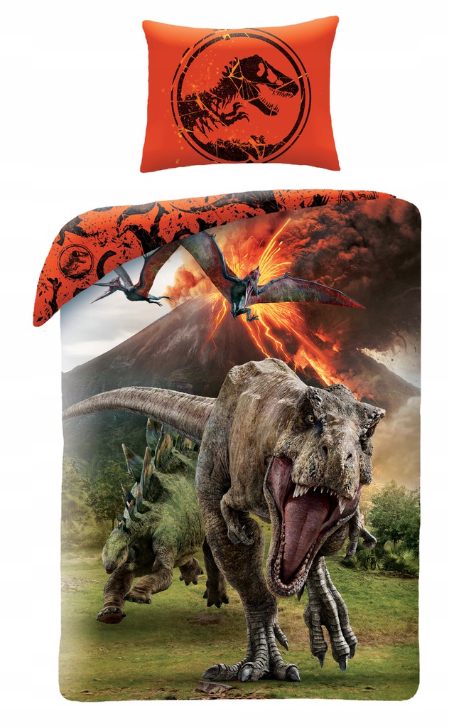 

Постельное белье Динозавр (наволочка+пододеяльник) T-Rex 140x200 см