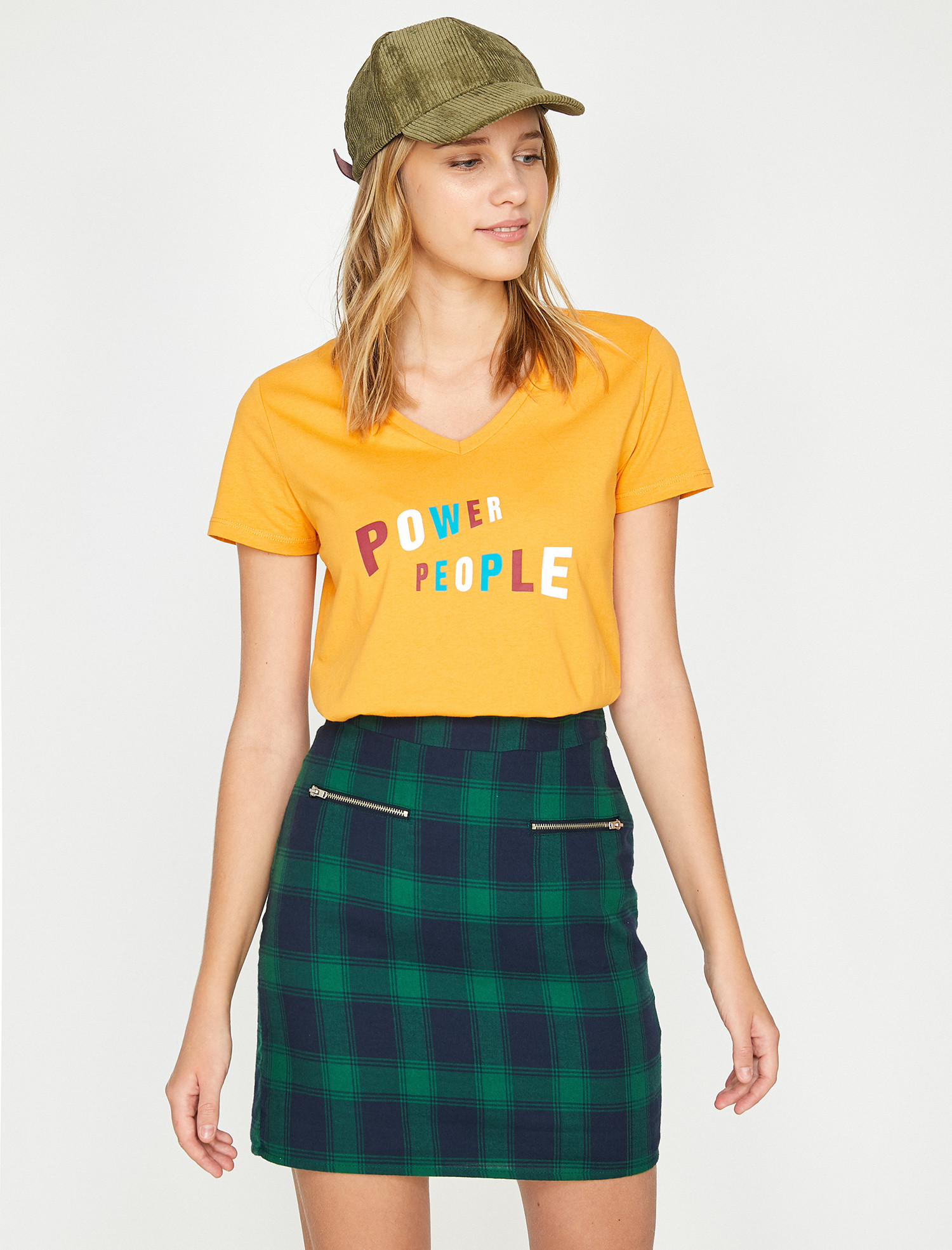 

Футболка Koton 9YAL18048IK-159  Mustard, Футболка Koton 9YAL18048IK-159 L Mustard