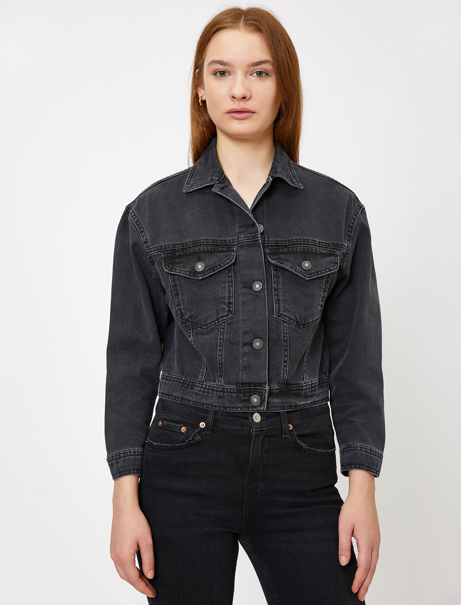 

Джинсовая куртка Koton 0KAK57020MD-BD3 36 Black