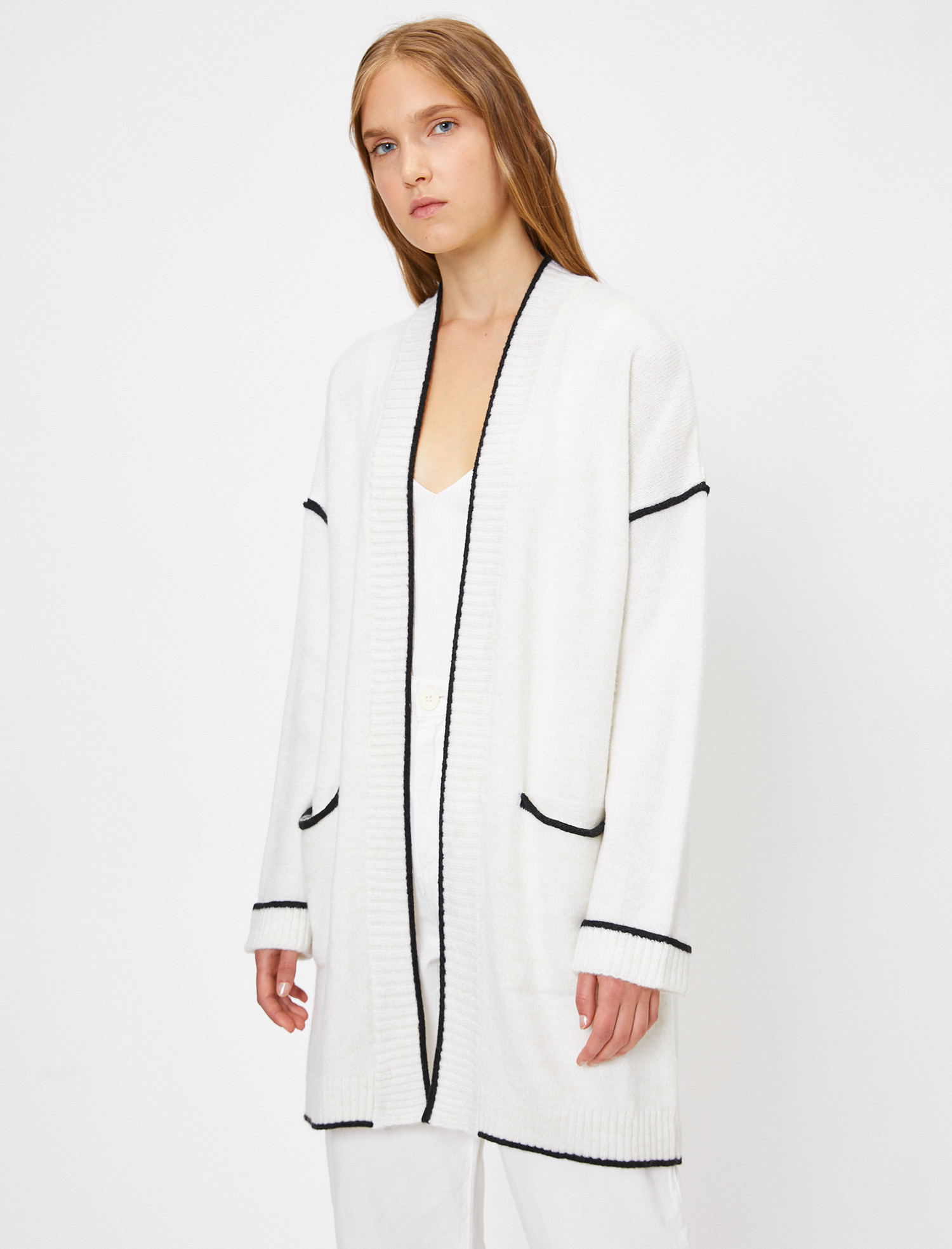 

Кардиган Koton 0KAK92855HT-001 M Off White