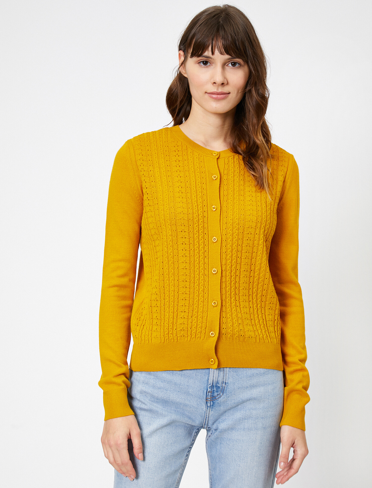 

Кардиган Koton 0KAK93991YT-159 S Mustard