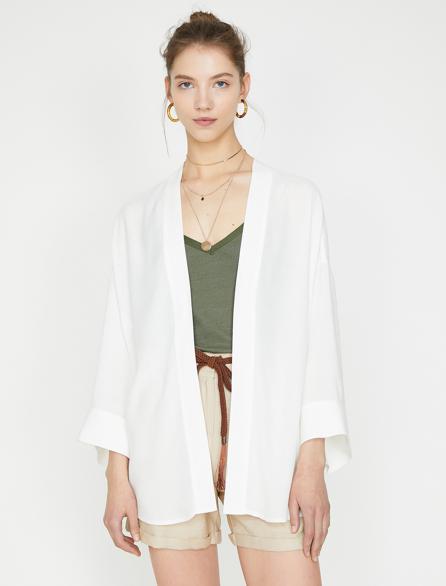 

Накидка Koton 9YAK58212CW-001 42 Off White