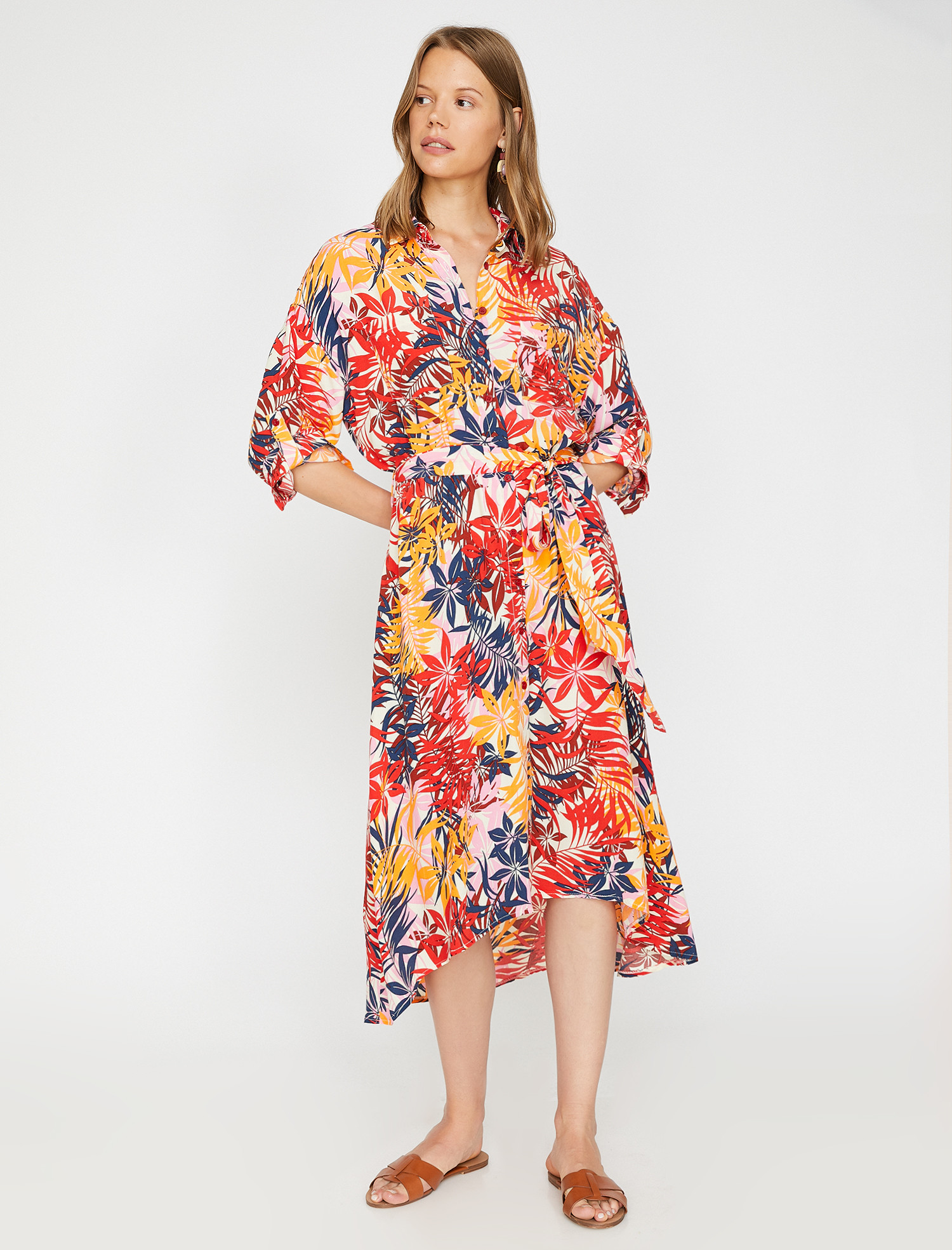 

Платье Koton 9YAK88858CW-92E 34 Orange Design