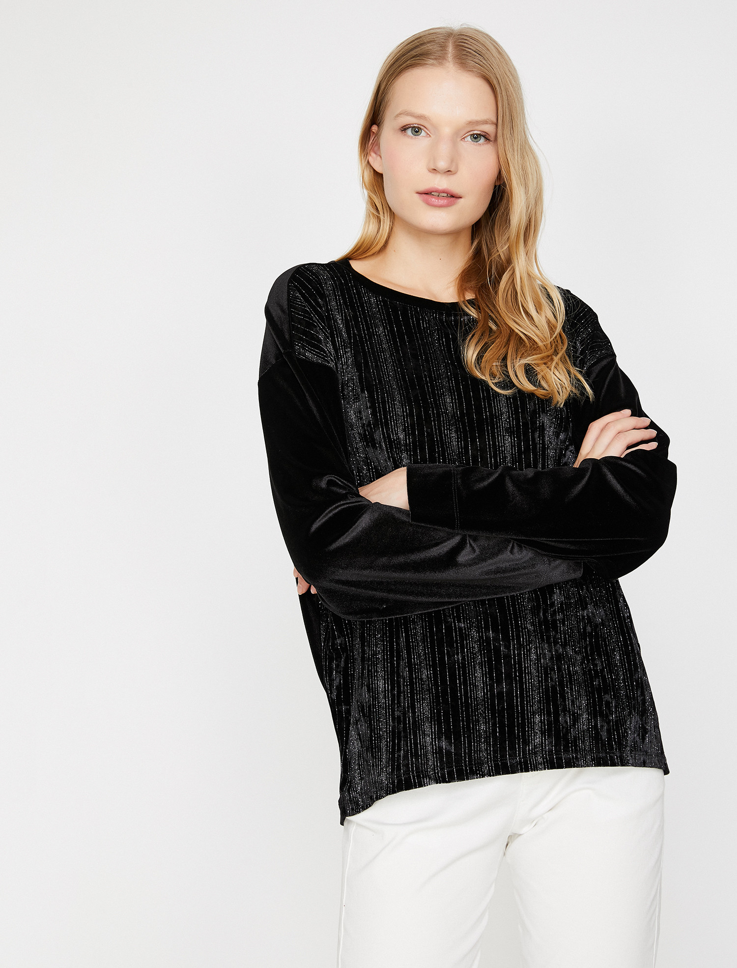 

Лонгслив Koton 0KAK13863EK-999 XL Black
