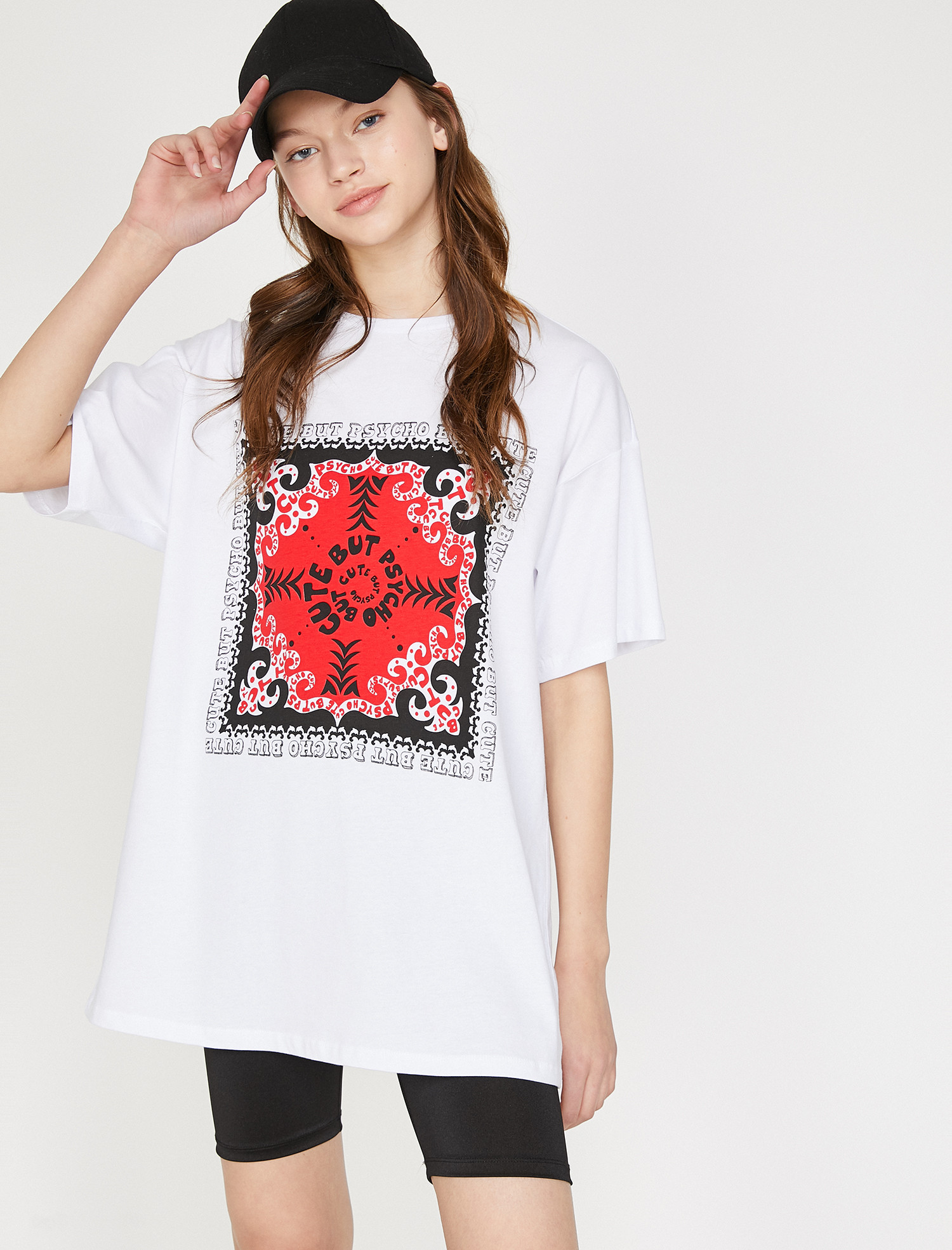 

Футболка Koton 9YAL18381IK-000 M White