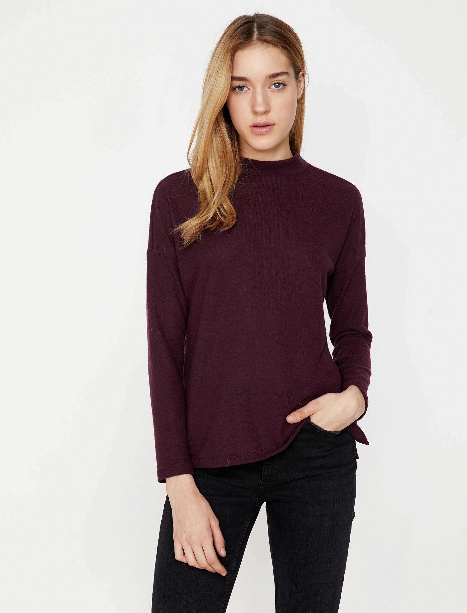 

Свитер Koton 9KAK94751QK-376 XL Aubergine