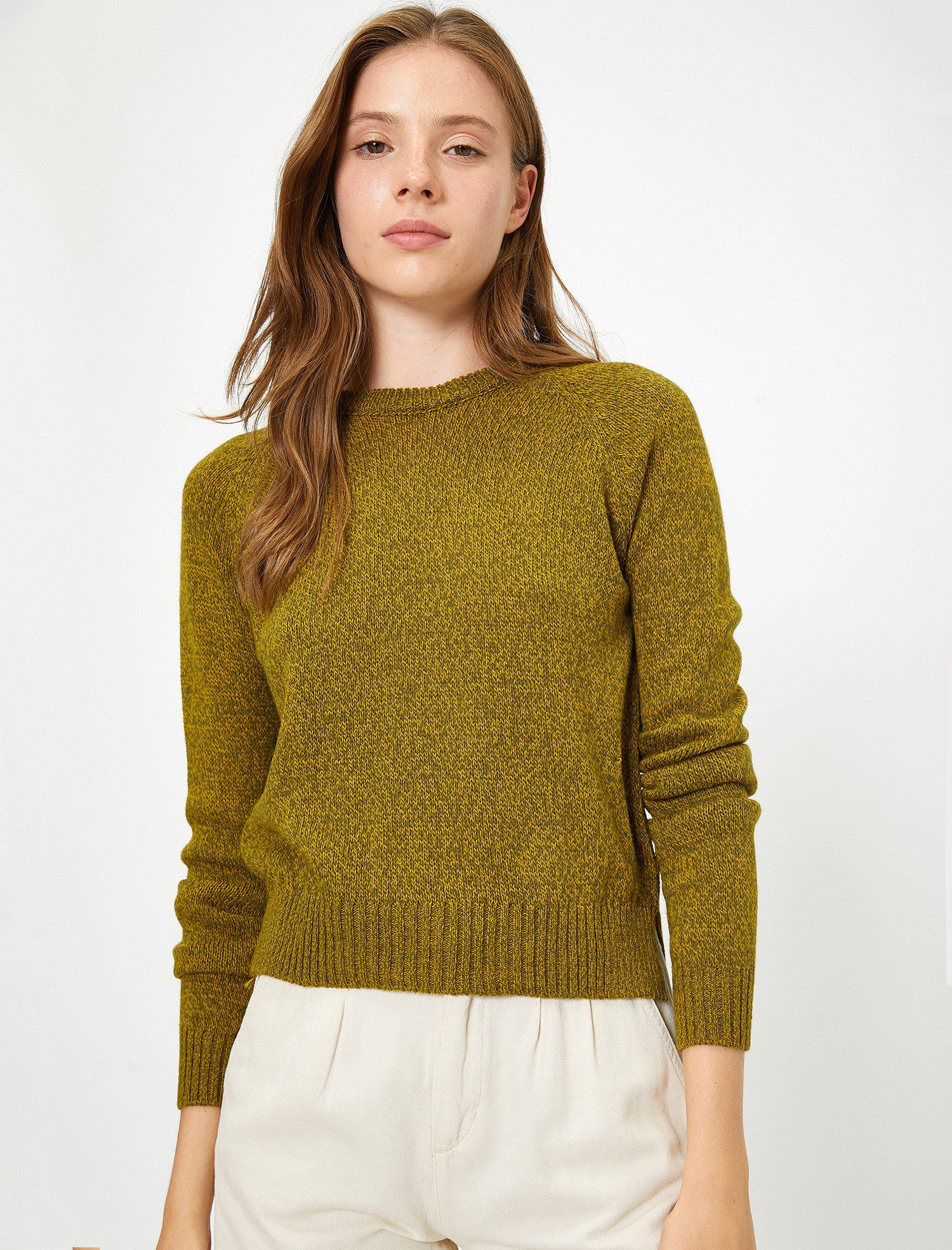 

Джемпер Koton 0KAL98384OT-801 XS Khaki