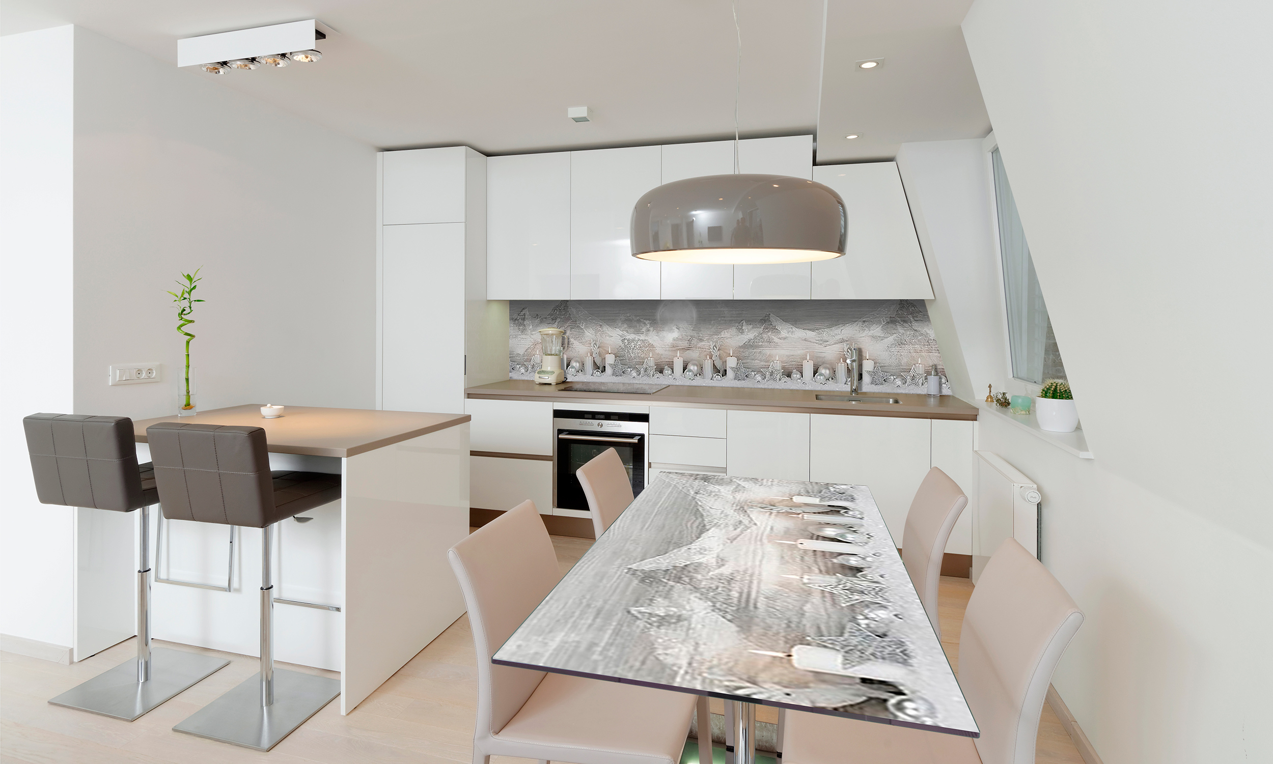 

Виниловая 3D наклейка на стол Zatarga Рождественское чудо 600х1200 мм