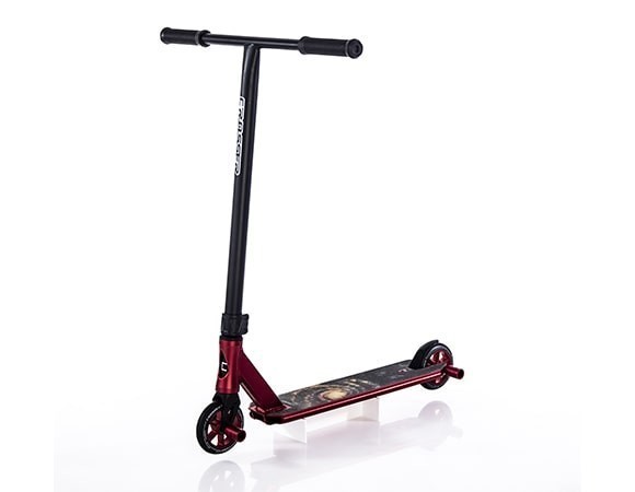 

Трюковий самокат CROSSER GHOST 110mm Red з пегами HIC