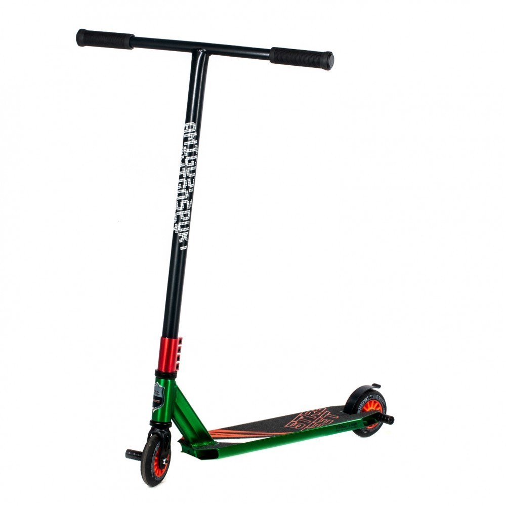 

Трюковий самокат Explore STREET OX Green 110мм з пегою