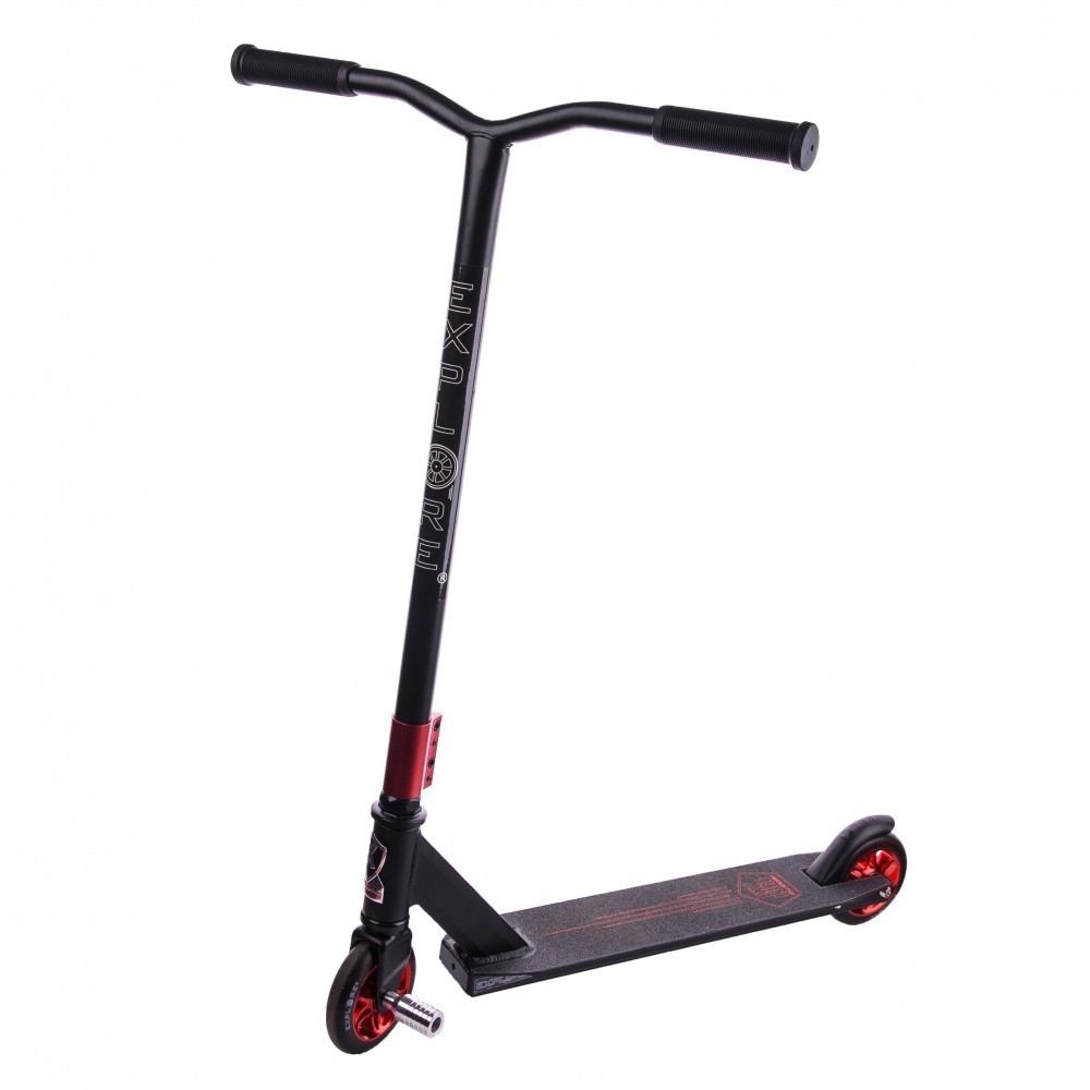 

Трюковий самокат Explore FLUBER SUPER4 Red 110мм з пегою