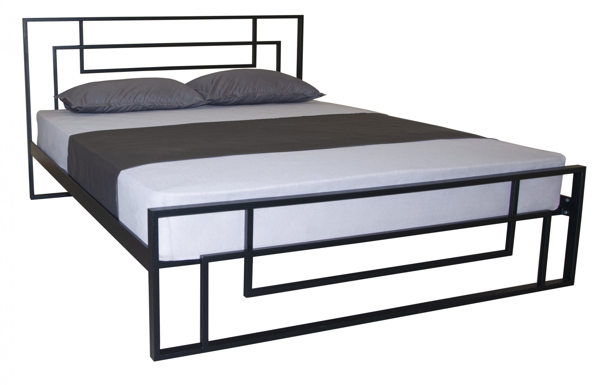 

Кровать Melbi 160х200 см металл чёрный Астра