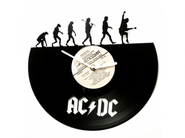 

Часы настенные виниловые 30 см AC/DC