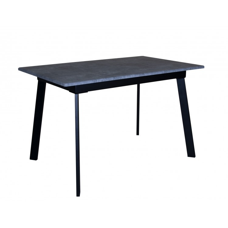 

Стол раскладной Melbi 120(160)х75 см МДФ + металл серый+ чёрный Феникс