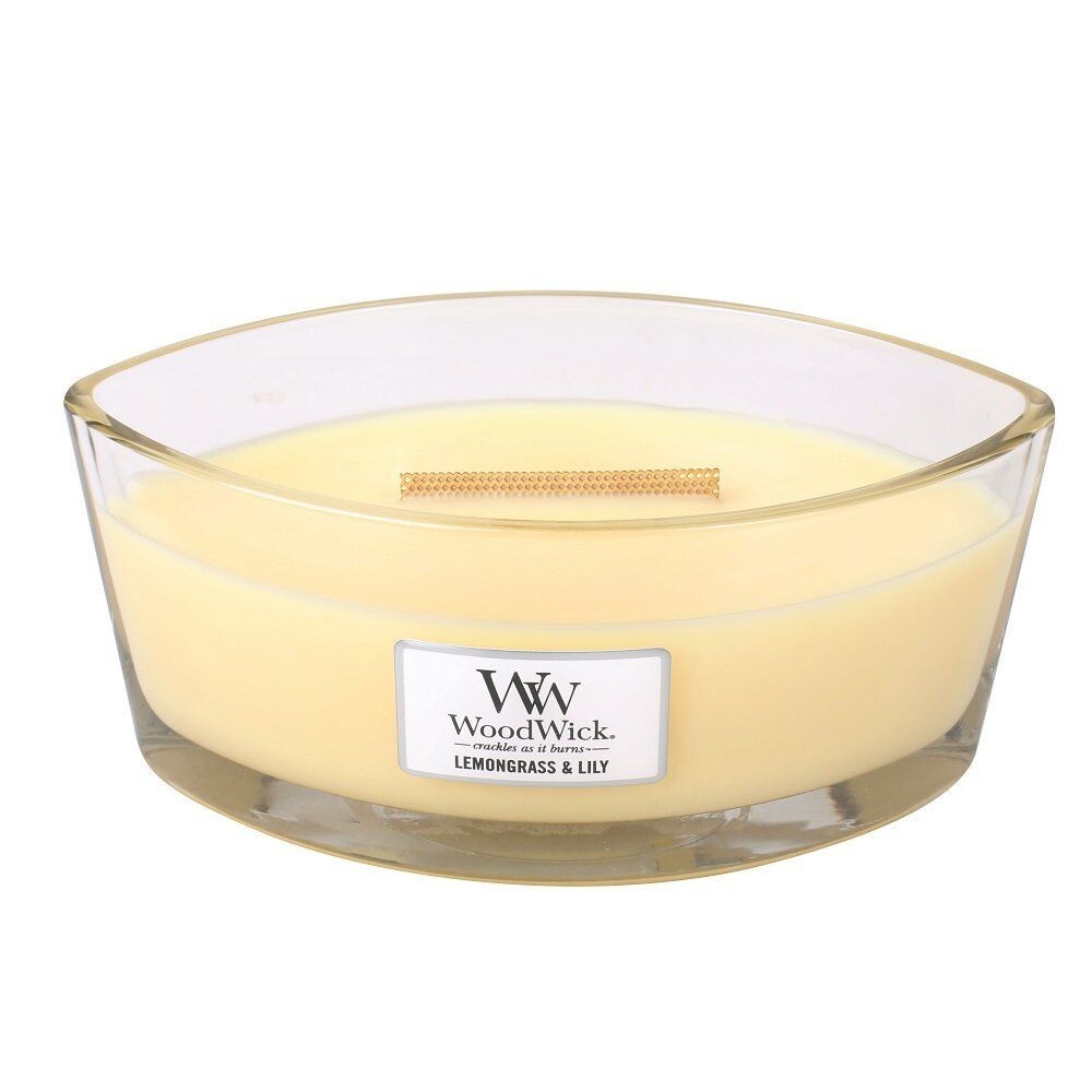 

Ароматическая свеча Woodwick Ellipse Lemongrass and Lily 453г