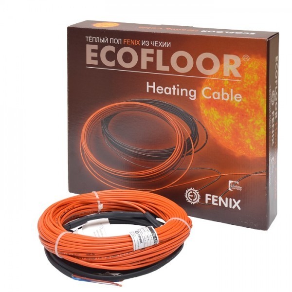 

Теплый пол Fenix Ecofloor 8м2 1200 W электрический кабельный двухжильный