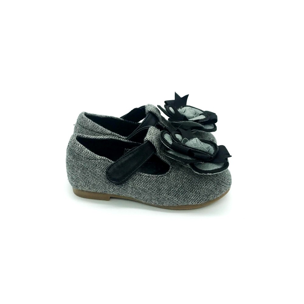 

Туфли для девочек Hebe Kids Rose 25 15,5 см Gray Н26-252