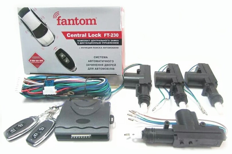 Центральный замок Fantom FT-230 с дистанционным управлением. – фото ...