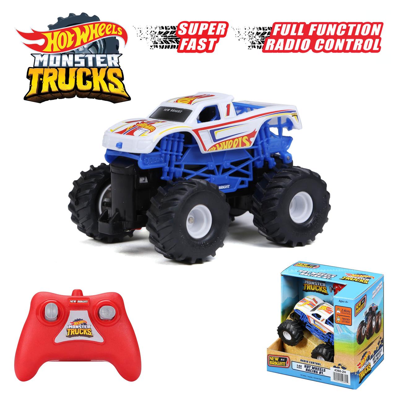 

Монстр Трак Хот Вилс Hot Wheels New Bright 1:43 Radio Controlled Racing