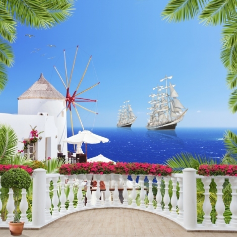 

Фотообои Фрески 'Корабли' (4894) , Гладь