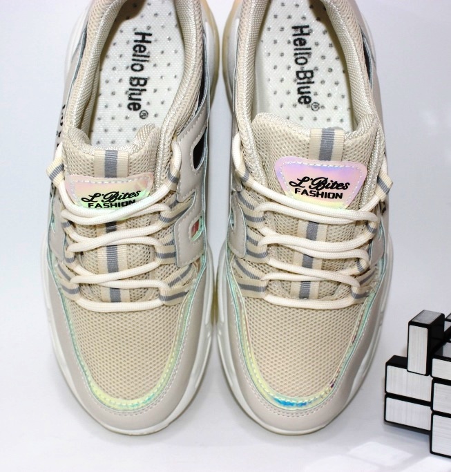 

Кроссовки женские Shoes D03 beige 38 24.0см беж