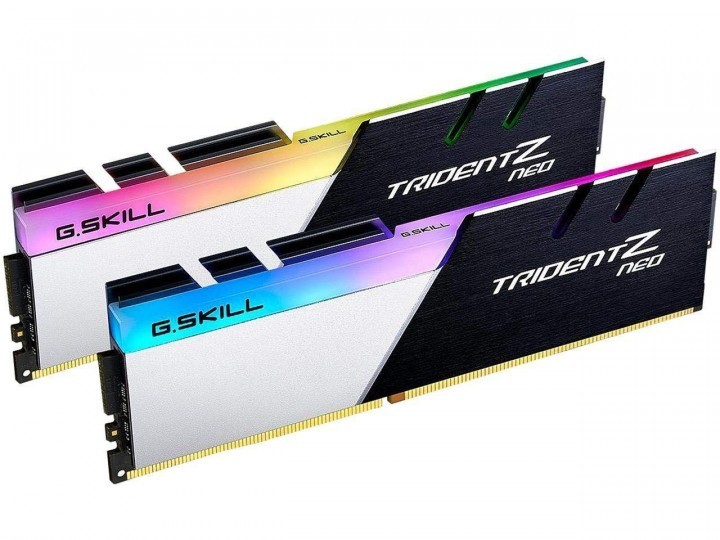 

Модуль памяти G.Skill 16GB (2x8GB) DDR4 3600 Trident Z NEO RGB B-die (F4-3600C16D-16GTZNC)